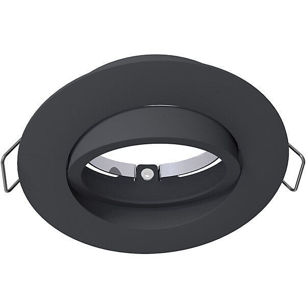 EVN-Lichttechnik Einbauring rund o. Fassung schwenkbar, schwarz 830009